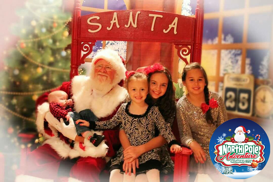 Santa at the shop north pole